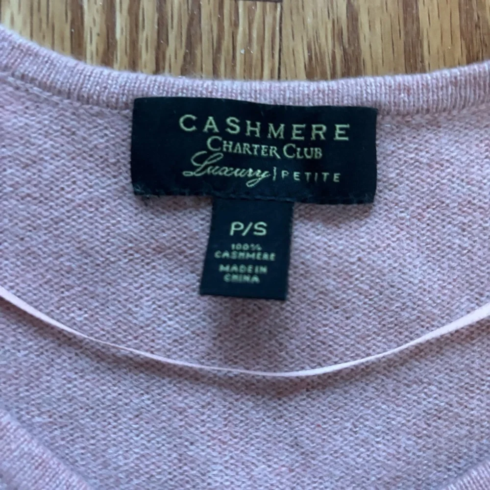 Pink Cashmere Sweater Small Petite Romantic Cottagecore Soft Girl Feminine Clean - Picture 7 of 11